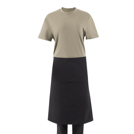 BA203 Southside Cotton Canvas Bistro Apron Black