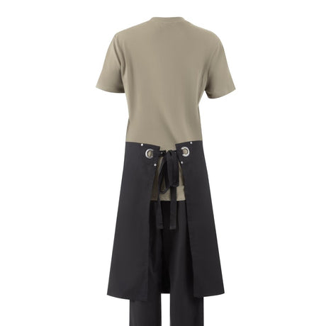 BA203 Southside Cotton Canvas Bistro Apron Black