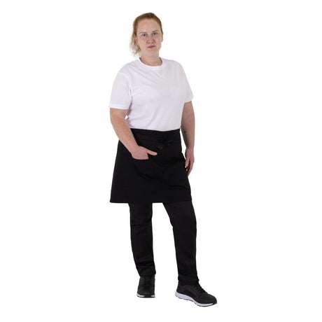 BA202 Southside Cotton Canvas Waist Apron Black
