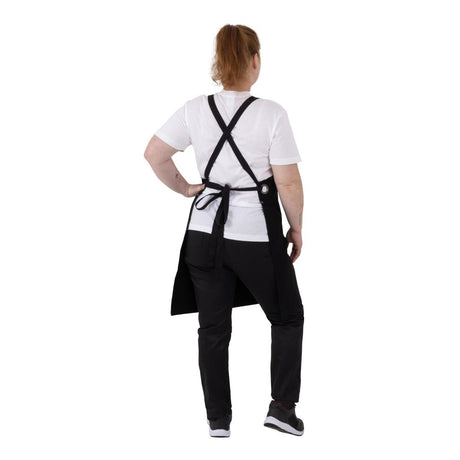 BA204 Southside Cotton Canvas Bib Apron Black