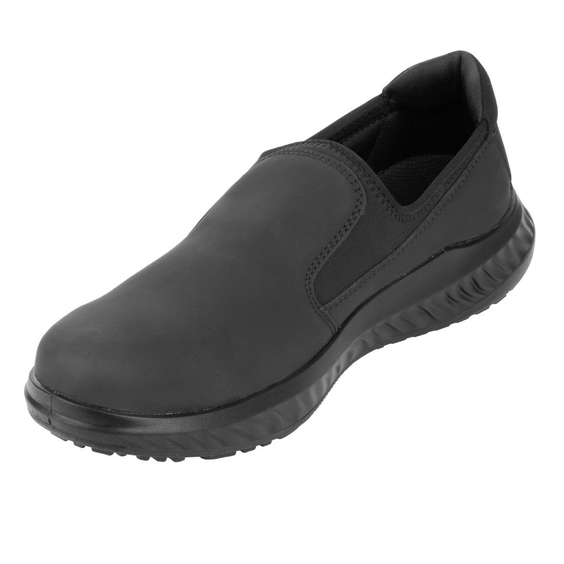 BA211-42 Slipbuster Steel Toe Slip On Shoes Black Size 42