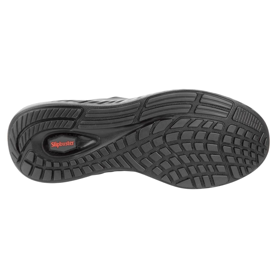 BA211-37 Slipbuster Steel Toe Slip On Shoes Black Size 37