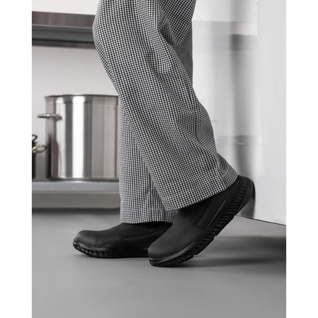 BA211 Slipbuster Steel Toe Slip On Shoes Black