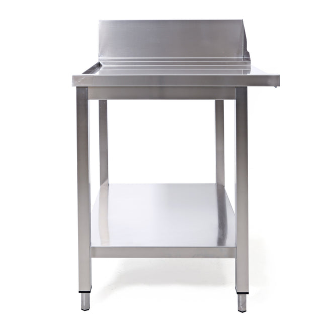 Sammic Side table with splash back MP-700I left (700 x 750 x 850 mm)