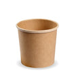 Paper PLA Lined Soup BioBowl - Kraft - 12oz - 500/ctn - kraft - BioPak commercial catering consumable