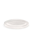 PP Wide BioBowl Lid - Clear - 500/750/1000ml (148mm) - 400/ctn - clear - BioPak commercial catering consumable