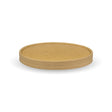 Paper PLA Lined BioBowl Lid - Kraft - 97mm - 500/ctn - kraft - BioPak commercial catering consumable