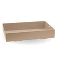BioBoard Catering Tray - Kraft - Extra Large - 50/ctn - - BioPak commercial catering consumable