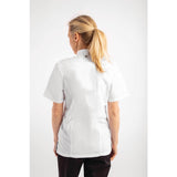 BB052-L Chef Works Womens Springfield Zip Chefs Jacket White L