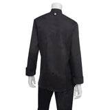 BB090-XXL Chef Works Hartford Lightweight Zip Womens Chef Jacket Black XXL