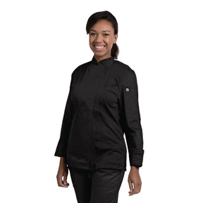 Chef Works Hartford Womens Chef Jacket Black S