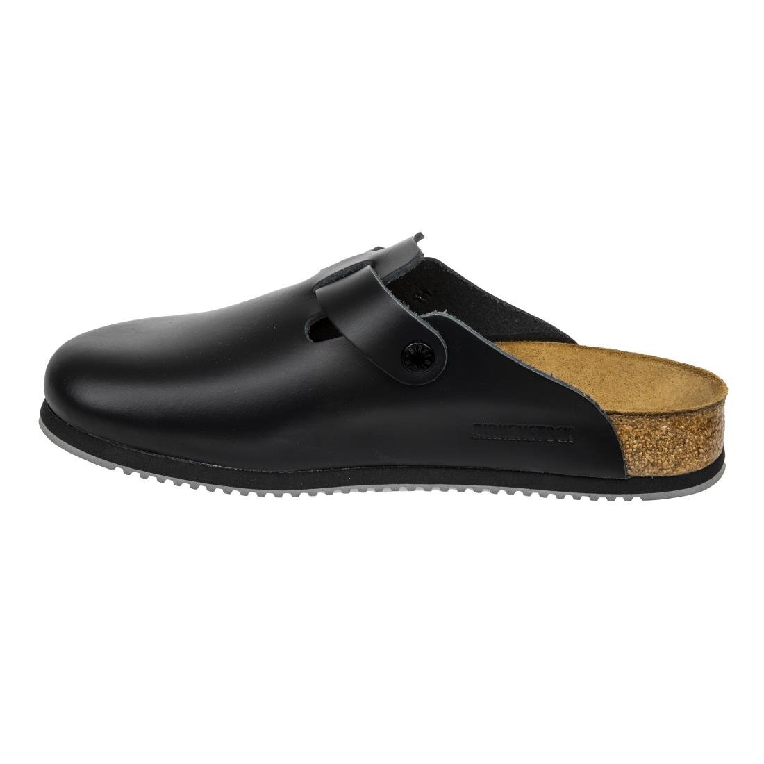 BB129-42 Birkenstock Super Grip Professional Boston Clogs Black 42