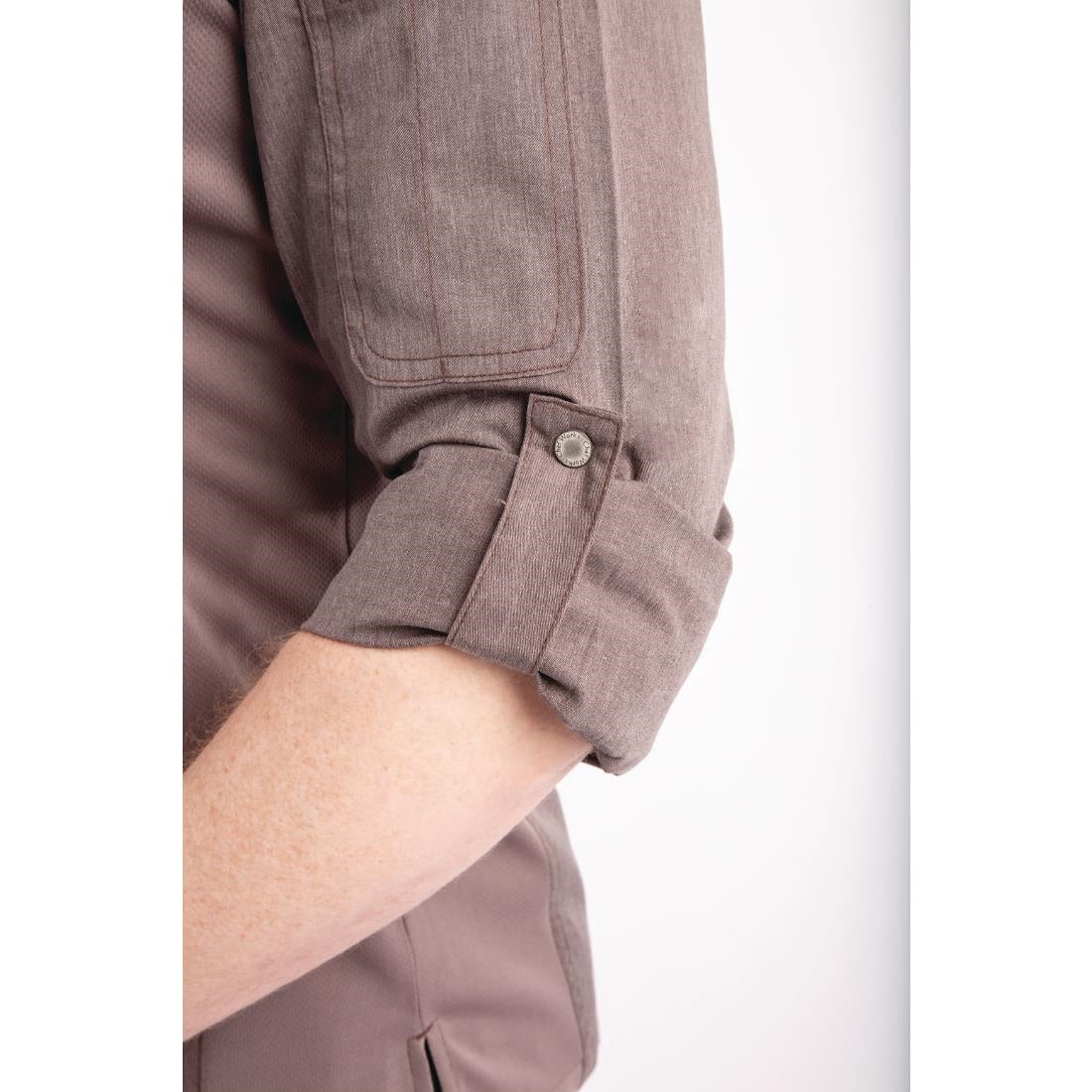Unisex Chef Works Hartford Unisex Chef Jacket Graphite 4XL