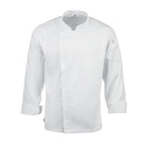 BB264-XXL Chef Works Unisex Hartford Lightweight Chef Jacket White Size XXL