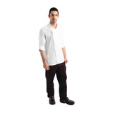 BB264-XXL Chef Works Unisex Hartford Lightweight Chef Jacket White Size XXL