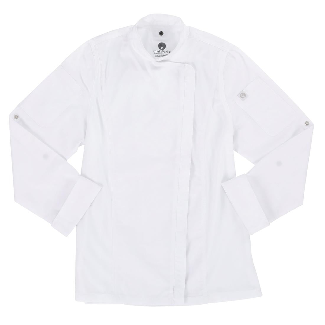 Chef Works Urban Hartford Womens Chef Jacket White 2XL
