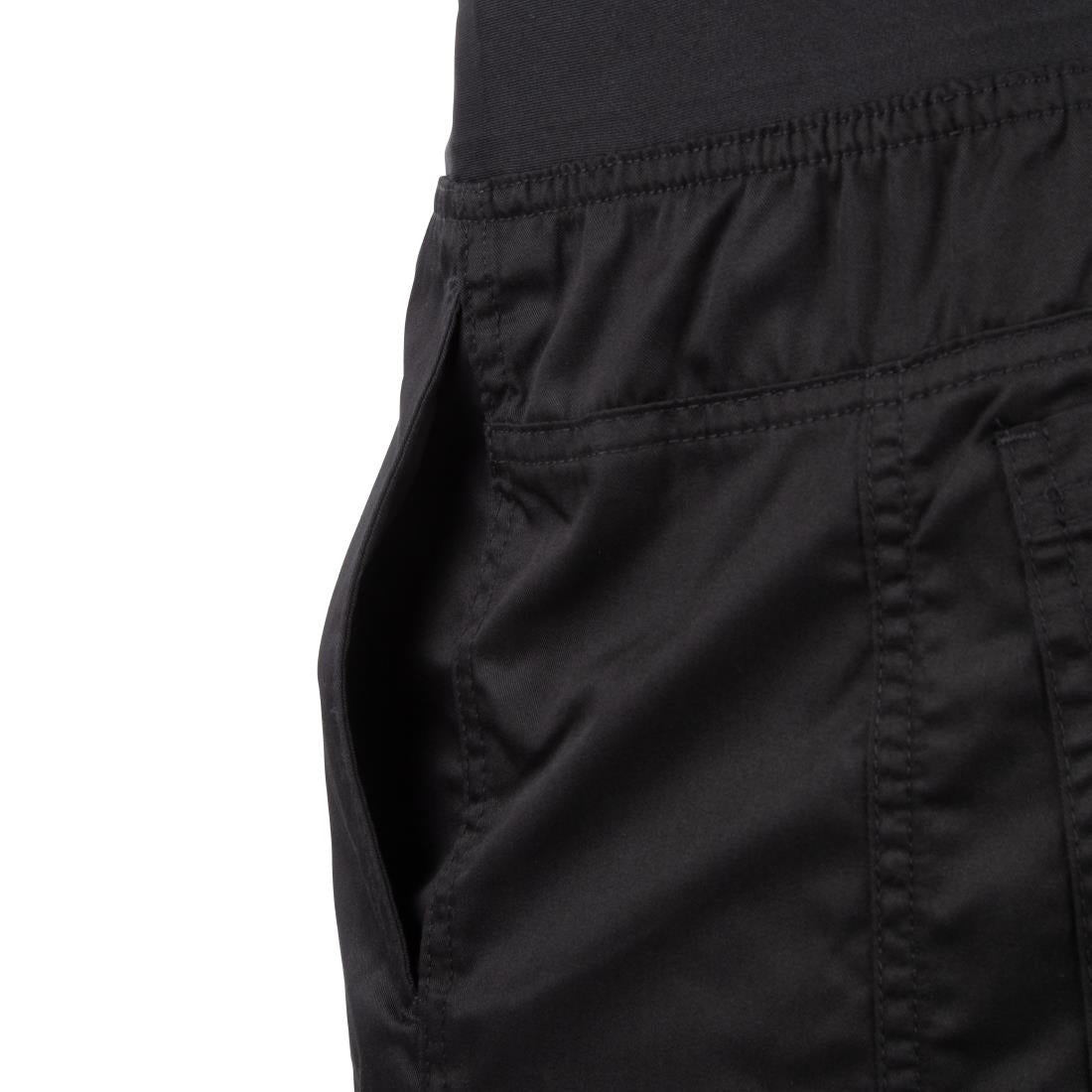 Chef Works Men's Lightweight Slim Trouser Black Size M