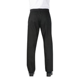Chef Works Men's Lightweight Slim Trouser Black Size XL