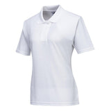 BB473-XS Ladies Polo White XS