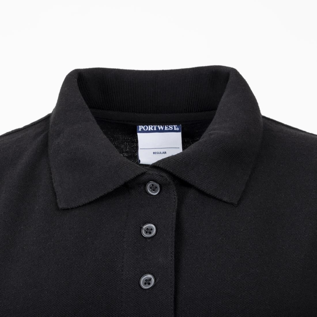 Ladies Polo Shirt Black S