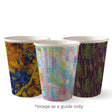 Double Wall BioCup - Art Series - Panelled - 390ml / 12oz (90mm) - 1000/ctn - art series - BioPak commercial catering consumable