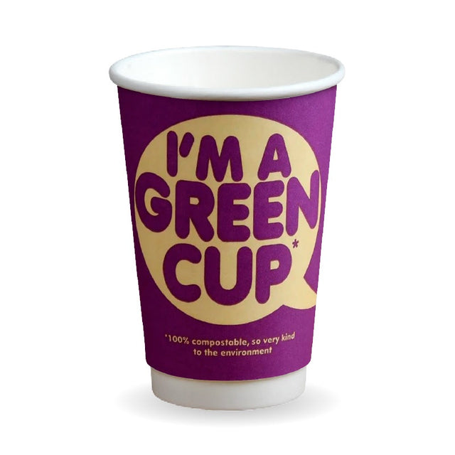 460ml (16oz) cup (fits large lids) - - BioPak commercial catering consumable