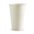 Single Wall BioCup - White - 510ml / 16oz (90mm) - 1000/ctn - - BioPak commercial catering consumable