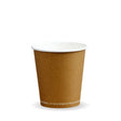Single Wall BioCup - Kraft - 230ml / 6oz (80mm) - 1000/ctn - - BioPak commercial catering consumable