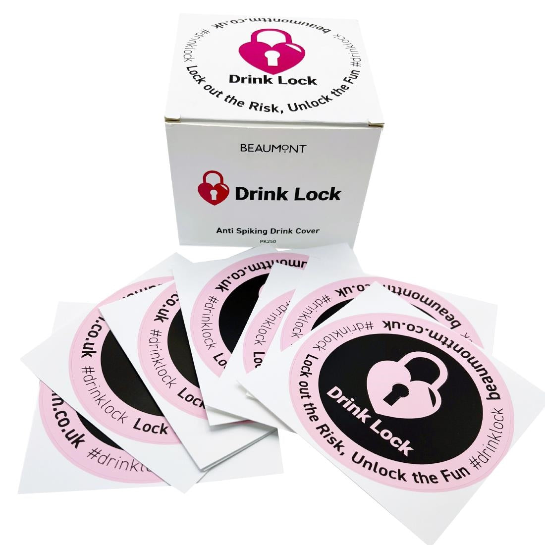 Drink Lock - Anti Spiking Drink Cover (Pack 250)