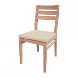 HS350 Bolero Bespoke Marty A Side Chair in Cream/Beech - JD Catering Equipments Ltd