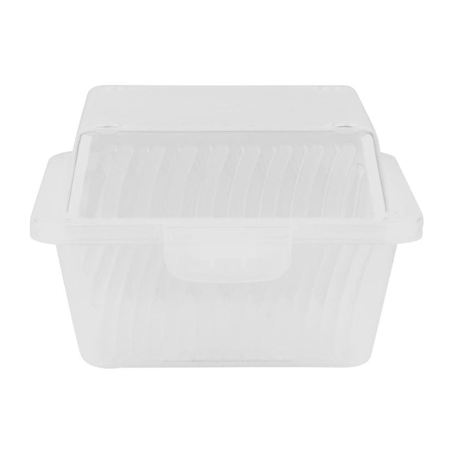 FSG Returnables Small Burger Boxes Clear 500ml (24 Pack)