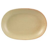 Pack Size 6 - Rustico Stoneware Oval Plate 30.5x21cm/12"x8.25" - C01240 - JD Catering Equipments Ltd