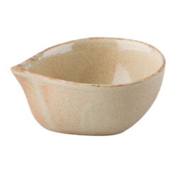 Pack Size 12 - Rustico Stoneware  Unhandled Sauceboat 11cm/4.5" 14cl/5oz - C01594