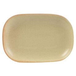 Pack Size 6 - Rustico Stoneware  Rectangular Plate 24x16cm/9.5"x6.25" - C01810