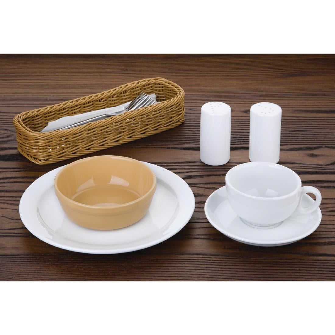C026 Olympia Stoneware Round Pie Bowls 137mm (Pack of 6)
