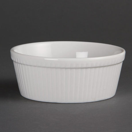 C042 Olympia Whiteware Round Pie Dishes 134mm (Pack of 6)