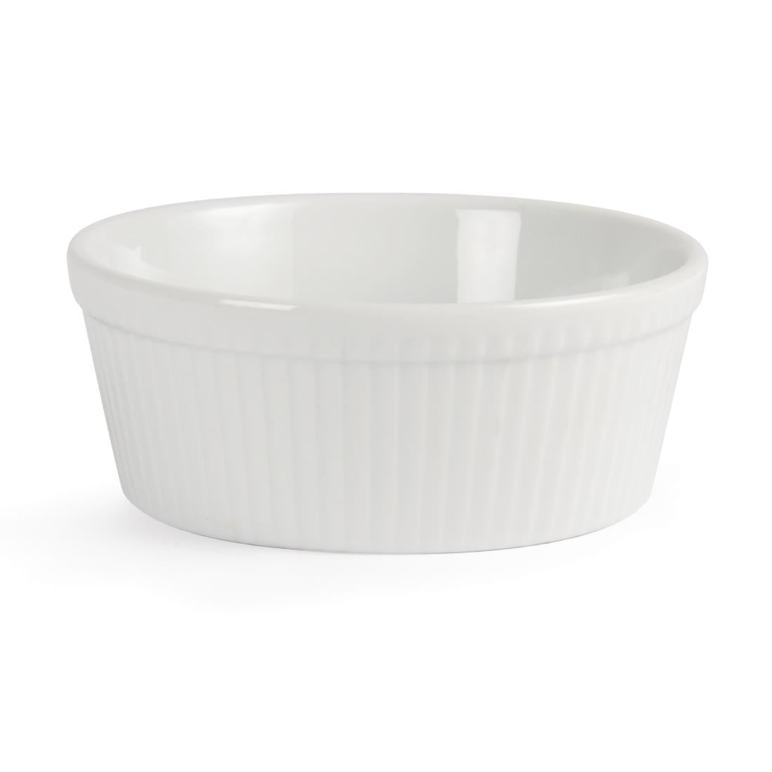 C042 Olympia Whiteware Round Pie Dishes 134mm (Pack of 6)