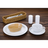 C104 Olympia Stoneware Oval Pie Bowls 145 x 104mm (Pack of 6)