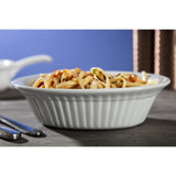 C110 Olympia Whiteware Oval Pie Dishes 170mm (Pack of 6)