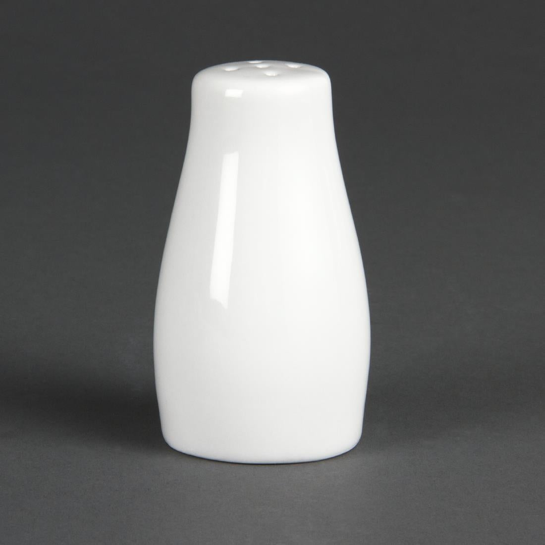 C214 Olympia Whiteware Pepper Shakers 90mm (Pack of 12)