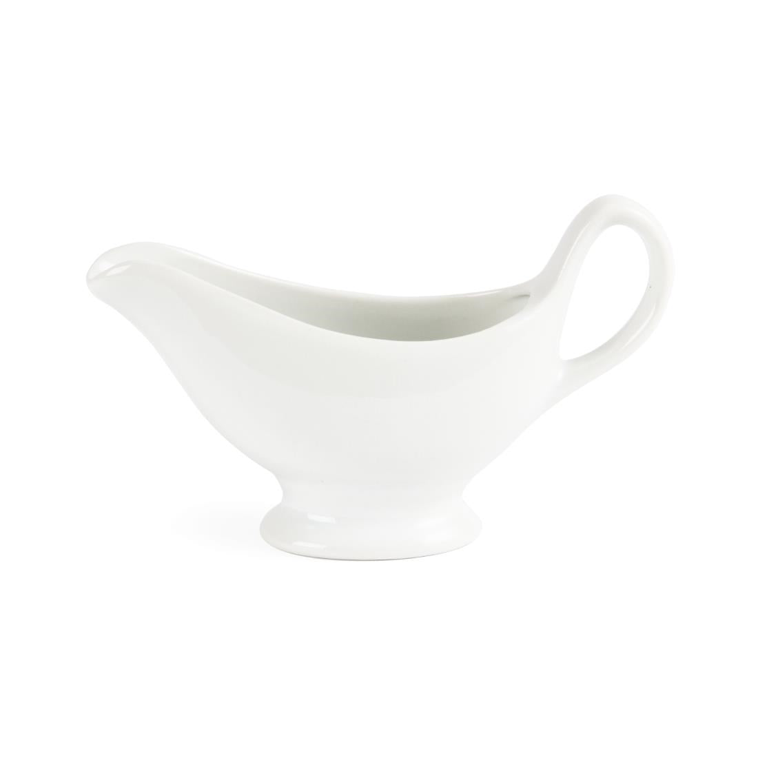 C243 Olympia Whiteware Gravy Boats 215ml 7&#189;oz (Pack of 6)