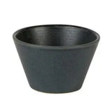 Pack Size 12 - Rustico Stoneware Rustico Carbon Conic Bowl 11cm - C31194 - JD Catering Equipments Ltd