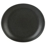 Pack Size 12 - Rustico Stoneware Rustico Carbon Bistro Oval Plate 29.5cm - C31305 - JD Catering Equipments Ltd