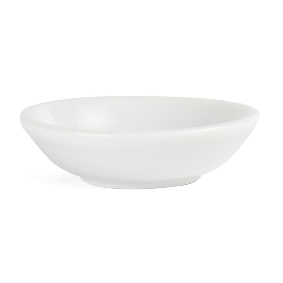 C320 Olympia Whiteware Soy Dishes 70mm (Pack of 12)