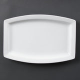 C361 Olympia Whiteware Rectangular Plates 320mm (Pack of 6)