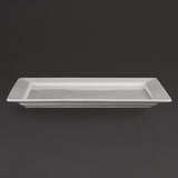 C362 Olympia Wide Rim Rectangular Platter 400x 295mm