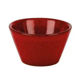 Pack Size 6 - Rustico Stoneware Rustico Lava Conical Bowl 11 cm - C44187 - JD Catering Equipments Ltd