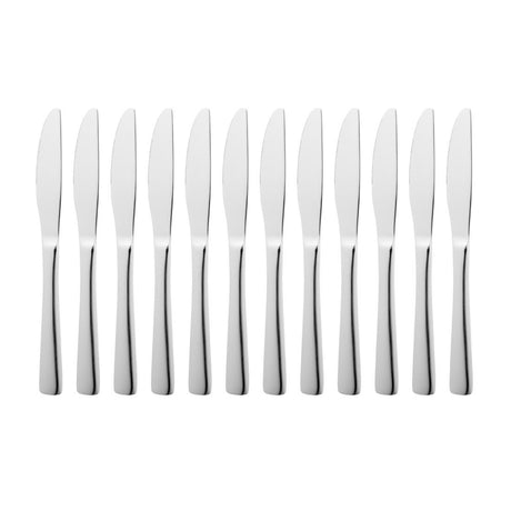 C446 Olympia Clifton Dessert Knives (Pack of 12)