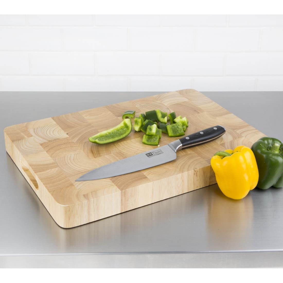 C459 Vogue Rectangular Wooden Chopping Board Medium