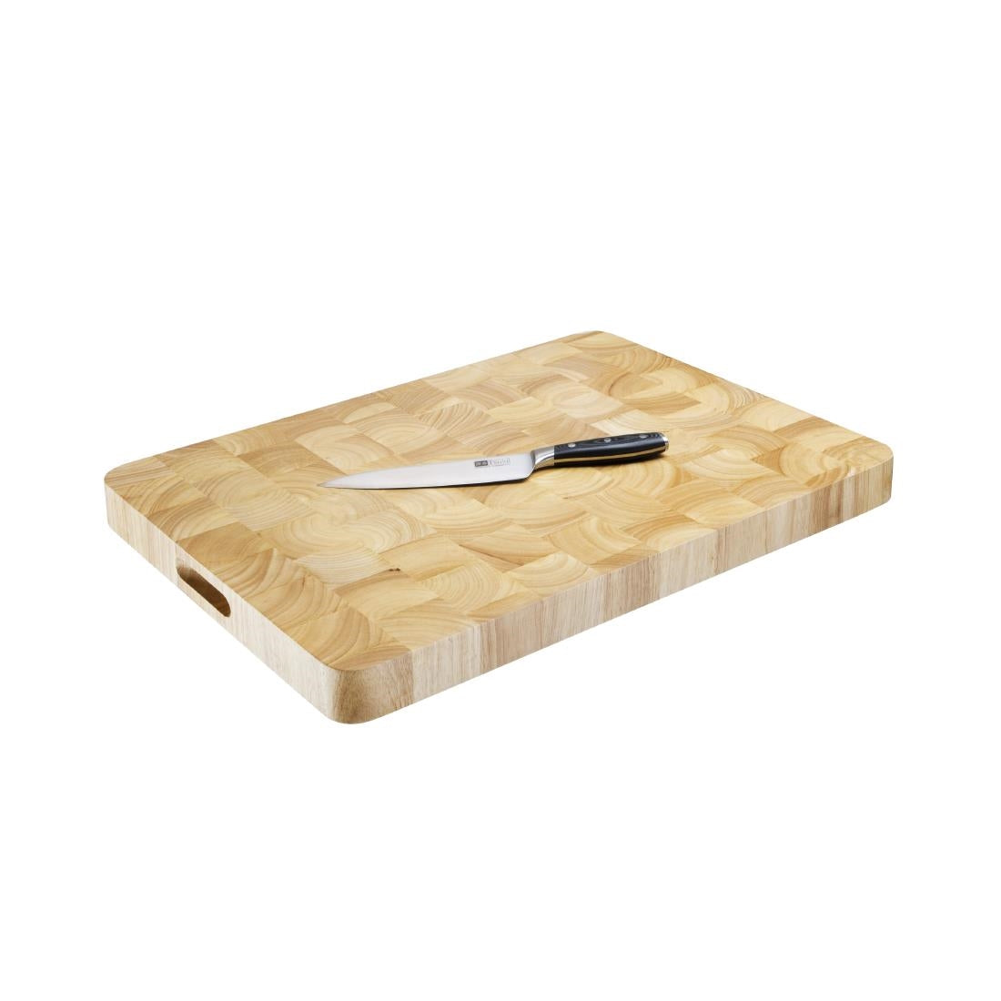 C460 Vogue Rectangular Wooden Chopping Board Large